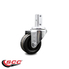 Service Caster 3.5 Inch Phenolic Wheel Swivel 7/8 Inch Square Stem Caster SCC-SQ20S3514-PHS-78